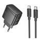 Мережевий Зарядний Пристрій Hoco CS61A 1USB/1USB-C PD/QC 30W GAN+Type-C to Type-C Од1-00045177 фото 1