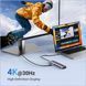 USB-C хаб UGREEN CM195 7-в-1 &mdash; 4K HDMI, PD 100 Вт, USB-A/USB-C 5 Гбіт/с, SD/microSD, для MacBook та iPad, Space Gray K1-000794 фото 4