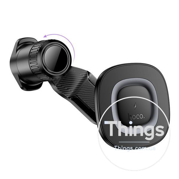 Автотримач Hoco HW30 4.5-7.0 inch Magnetic Ring Wireless 15W Од1-00046618 фото