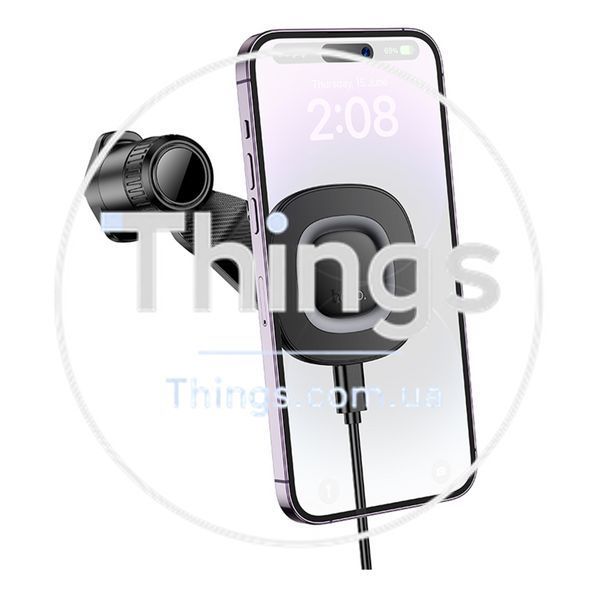 Автотримач Hoco HW30 4.5-7.0 inch Magnetic Ring Wireless 15W Од1-00046618 фото