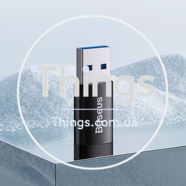 Adapter USB A To USB C Baseus ZJJQ0001 &mdash; ZJJQ000101 Black К2-000079468 фото
