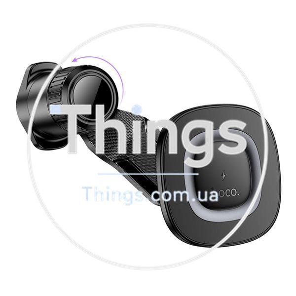 Автотримач Hoco HW30 4.5-7.0 inch Magnetic Ring Wireless 15W Од1-00046618 фото