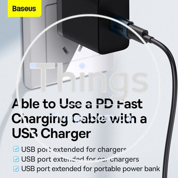 Adapter USB A To USB C Baseus ZJJQ0001 &mdash; ZJJQ000101 Black К2-000079468 фото