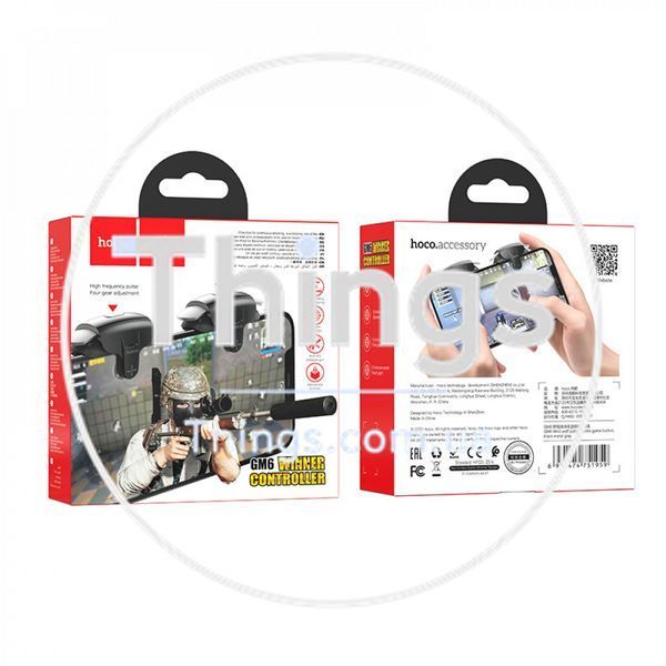 Game buttons Hoco GM6 Wild wolf pulse mobile &mdash; Black & Gray К2-000071127 фото