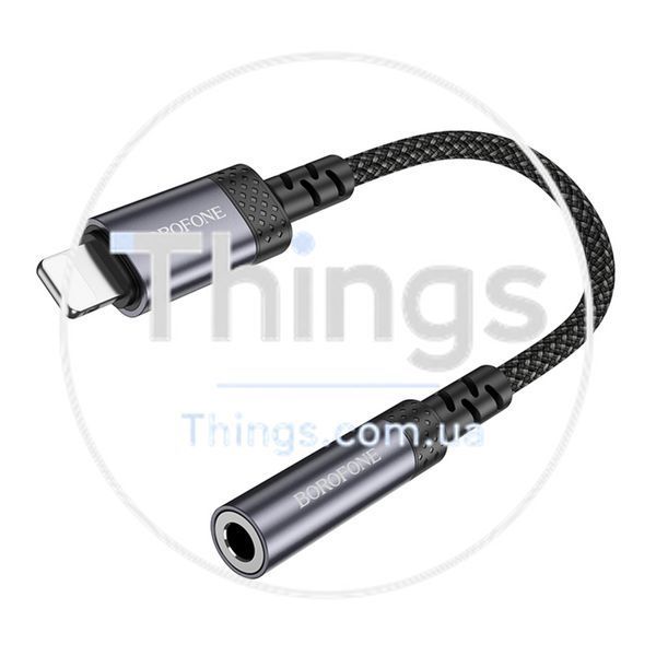 Перехідник Borofone BV24 iP to AUX 3.5mm (female) 15cm Од1-00046330 фото