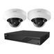 Комплект IP-відеонагляду на 2 камери TVT IP-Video Kit 2x5Mp (D) WiFi: 2 купольні 5Mp WiFi відеокамери + 4-канальний 8Mp відеореєстратор K3-77-00327-77-00473-2 фото 1