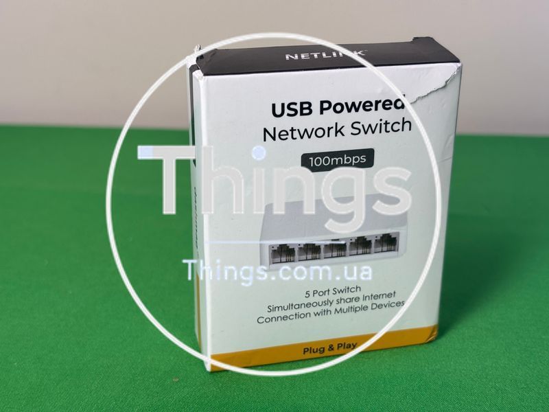 Коммутатор Dashmag Netlink 5 портов Fast Ethernet неуправляемый компактный с креплением на стену K1-000109 фото