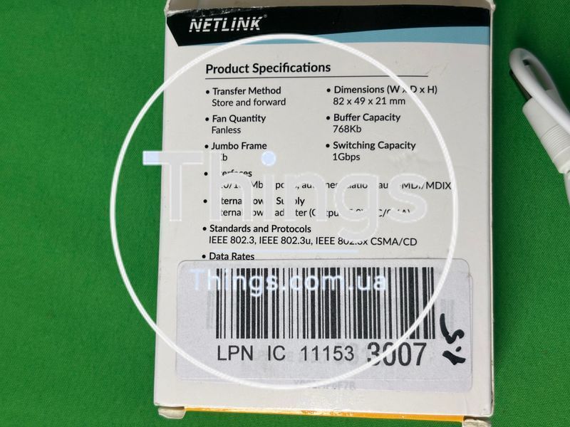 Коммутатор Dashmag Netlink 5 портов Fast Ethernet неуправляемый компактный с креплением на стену K1-000109 фото