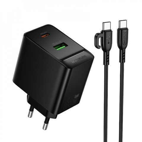Home Charger 65W PD QC3.0 C to C Cable (1m) Borofone BAS17A K2-000083236 фото