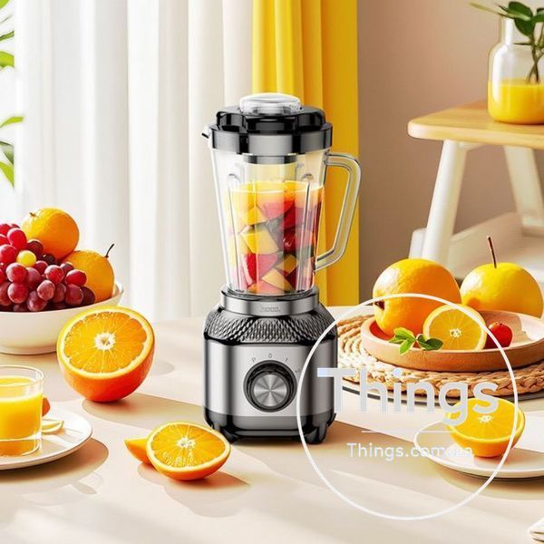 Блендер Hoco HE32 Juicer (600 Вт, стационарний блендер, 1,8 литра чаша, 2 скорости) - Черный &mdash; Black К2-000080544 фото