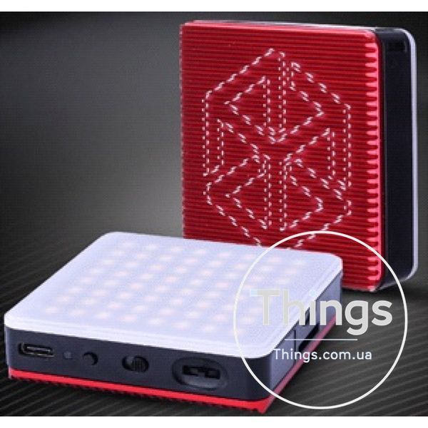 Накамерный видеосвет LED &mdash; HF-64B (500 LM/3200K-5600K/LED 64 PCS/Battery 1500 mah) Led Display/Type-c К2-000079399 фото