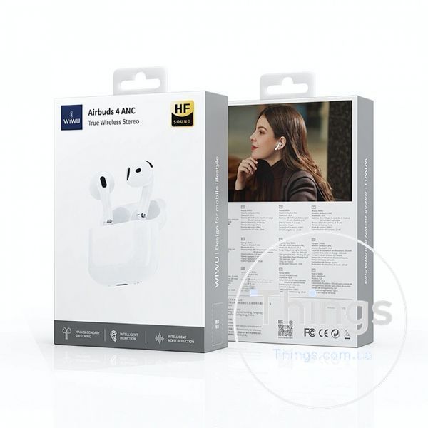 Bluetooth гарнітура TWS Wiwu Airbuds 4 К2-000081378 фото
