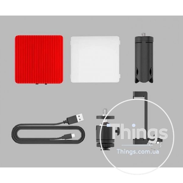 Накамерный видеосвет LED &mdash; HF-64B (500 LM/3200K-5600K/LED 64 PCS/Battery 1500 mah) Led Display/Type-c К2-000079399 фото