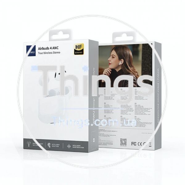 Bluetooth гарнітура TWS Wiwu Airbuds 4 К2-000081378 фото