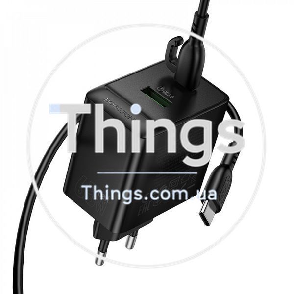 Home Charger 65W PD QC3.0 C to C Cable (1m) Borofone BAS17A K2-000083236 фото