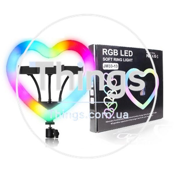 Лампа RGB JM33-13 33cm (Heart Style) з трьома тримачами Од1-00048997 фото