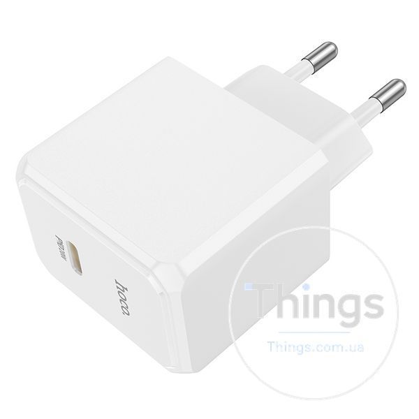 Мережевий Зарядний Пристрій Hoco CS13A 1USB-C PD/QC 20W Од1-00040683 фото