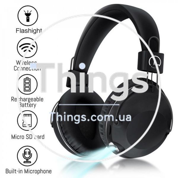 Навушники Bluetooth AKZ-B63 &mdash; Black К2-000075839 фото