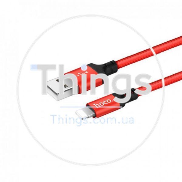 Кабель USB C to Lightning 20W PD (2m) &mdash; Hoco X14 Double Speed &mdash; Black К2-000071355 фото