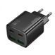 Home Charger | 30W | 2PD | 2U &mdash; Hoco N56 __ &mdash; Black K2-000080122 фото 1