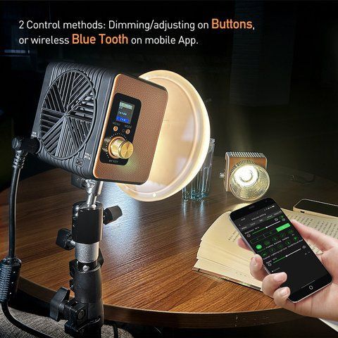 Лампа видеосвет LED Veron ZE-150Bi 150W 2700-7500K К2-000079505 фото