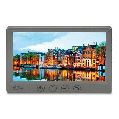 Відеодомофон 7" Light Vision AMSTERDAM FHD Grey K3-82-00237 фото