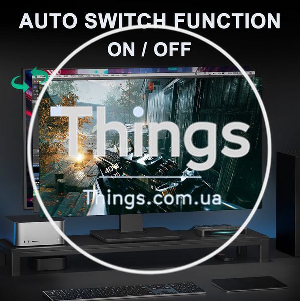 Свич, Коммутатор AVIDGRAM 3 IN 1 OUT HDMI 2.1 Switch 8K 60Hz 4k 120Hz K1-000225 фото