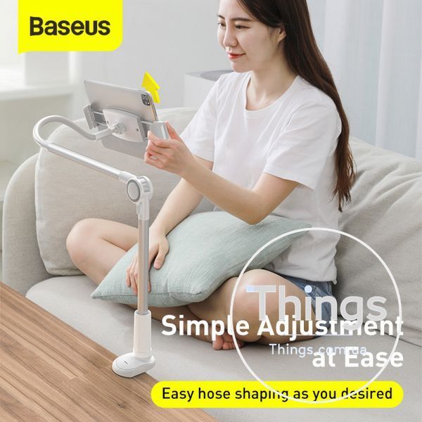 Lazy Phone Holder Baseus (LUZQ00001) Otaku Life Rotary Adjustment Pro &mdash; LUZQ000012 Grey К2-000078313 фото