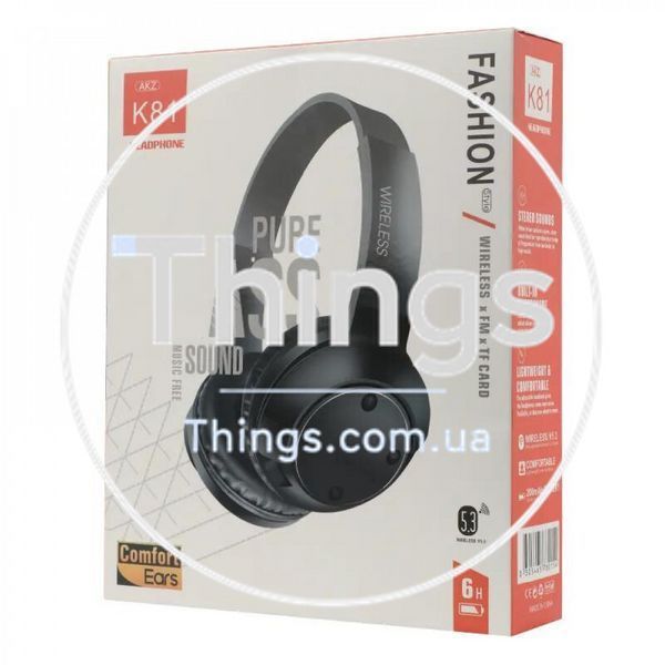 Навушники Bluetooth K81 &mdash; Black К2-000075837 фото