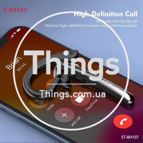 Bluetooth-гарнітура Earldom ET-BH107 K2-000083399 фото
