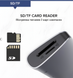 Док-станція Хаб Ugreen CM179 USB 3.0 Type-C HDMI VGA TRS RJ-45 SD TF PD Gray 4K K1-000128 фото 7