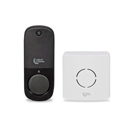 Дверний WiFi дзвінок Light Vision VLC-DR10T(Tuya) White з ІЧ-датчиком руху K3-75-00153 фото