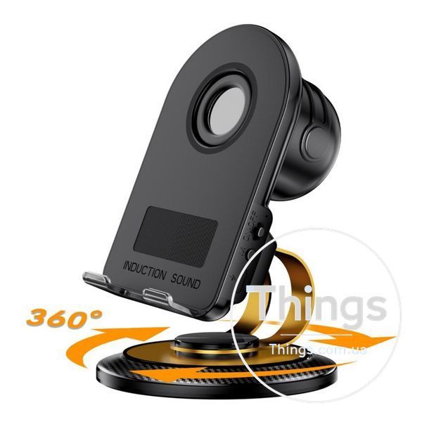 Настiльний Тримач XO F69+Bluetooth Speaker+Wireless 15W Од1-00047285 фото