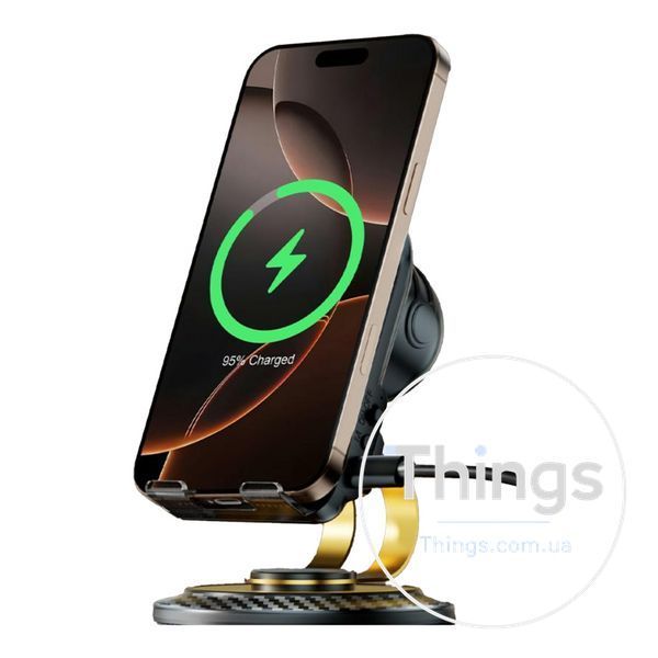 Настiльний Тримач XO F69+Bluetooth Speaker+Wireless 15W Од1-00047285 фото