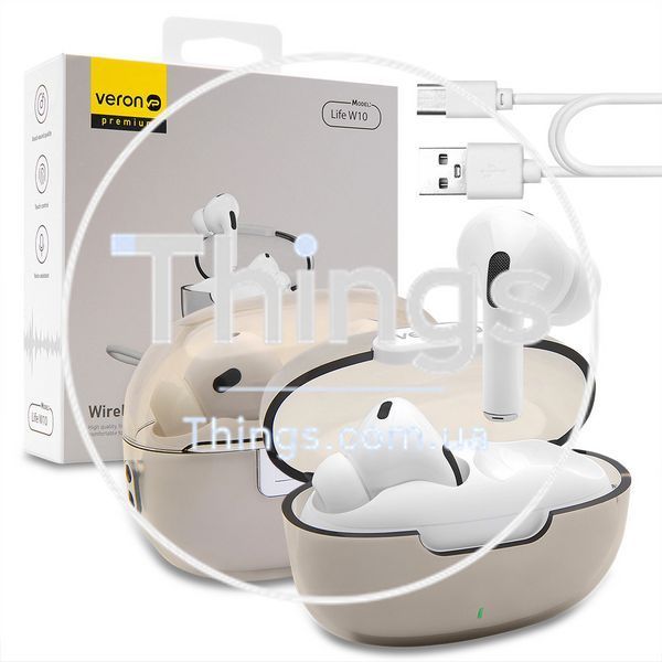 TWS Bluetooth Headset Veron W10 Life &mdash; Silver К2-000077718 фото