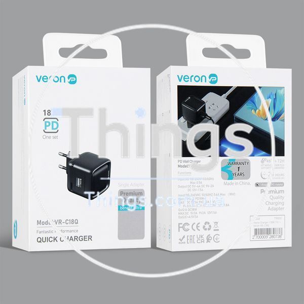 Home Charger | 18W | 1U &mdash; Veron VR-C18Q К2-000079020 фото