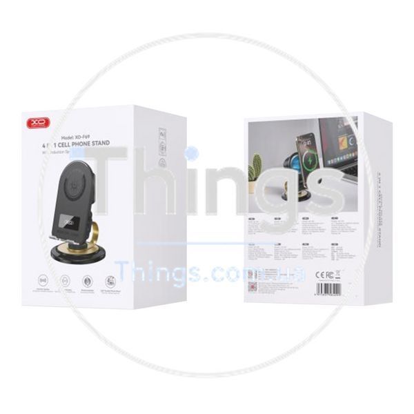 Настiльний Тримач XO F69+Bluetooth Speaker+Wireless 15W Од1-00047285 фото