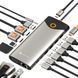 Док-станція Хаб USB-C NOVOO TM15 для ноутбука 15-в-1 з 3 моніторами 2 портами HDMI VGA USB C/A 100 Вт RJ45 SD/TF аудіо K1-000581 фото 2