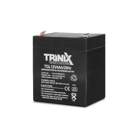 Акумуляторна батарея гелева 12В 4Аг Trinix TGL12V4Ah/20Hr GEL K3-44-00062 фото