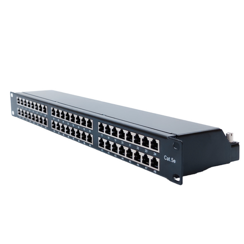 Патч-панель 19" 1U STP 48xRJ-45 Dual IDC type, кат. 5e, LW CM-10144 фото