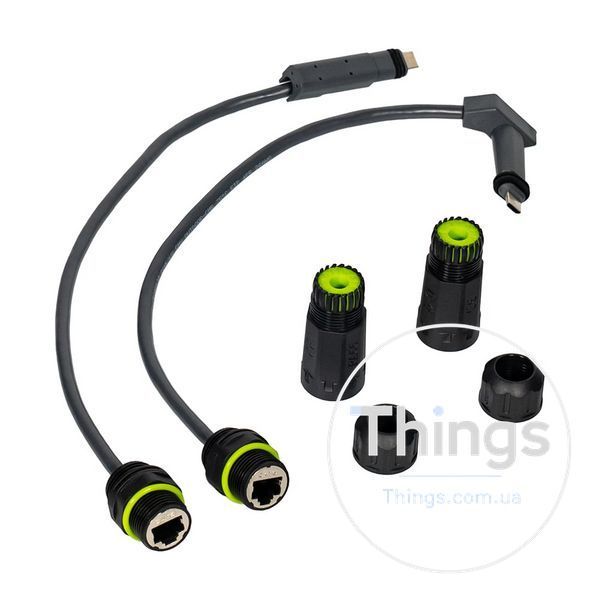 Комплект конекторів IP68 SPX Plug to RJ45 для Starlink Gen2 K3-73-00597 фото