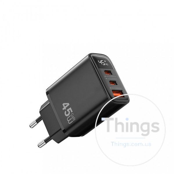Home Charger 45W 1U 2C Wiwu Wi-G011 EU К2-000082538 фото