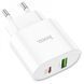 Home Charger 20W PD QC3.0 C to Lightning Cable (1m) Hoco C95A &mdash; White K2-000071895 фото 3
