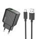 Мережевий Зарядний Пристрій Hoco CS21A 1USB QC 18W+USB to Type-C Од1-00041309 фото 1