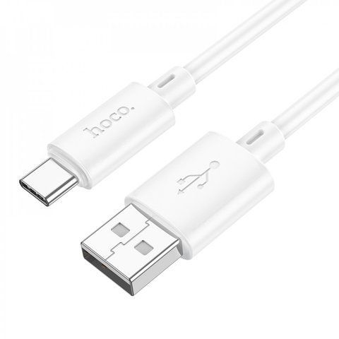 Кабель USB C 2.4A (1m) Hoco X88 &mdash; White K2-000080593 фото