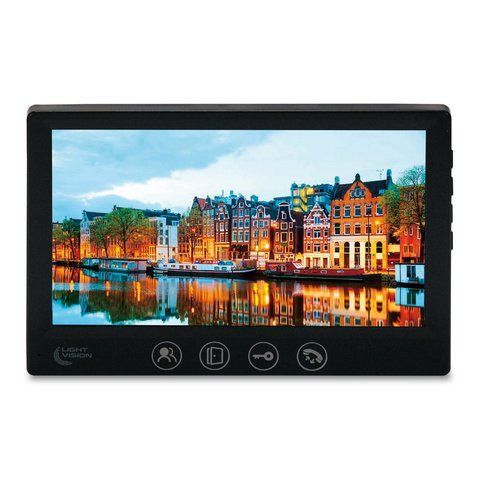 Відеодомофон 7" Light Vision AMSTERDAM FHD Black K3-82-00205 фото