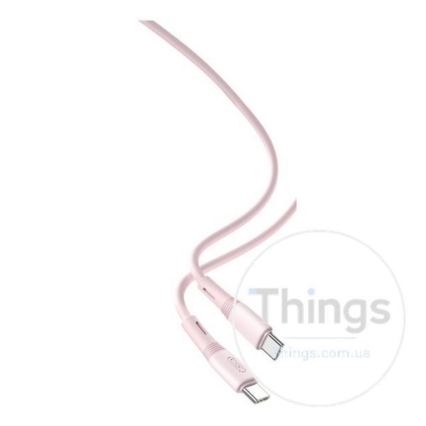 Кабель USB XO NB-Q226B 60W Silicone two-color Type-C to Type-C Од1-00039257 фото