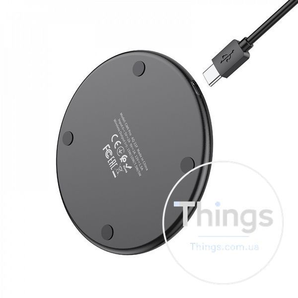 Wireless Charger 15W Hoco CW6 Pro &mdash; black K2-000077473 фото