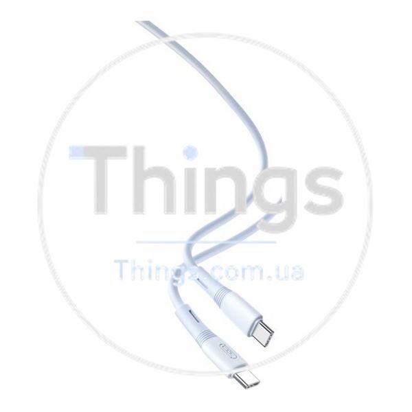 Кабель USB XO NB-Q226B 60W Silicone two-color Type-C to Type-C Од1-00039257 фото