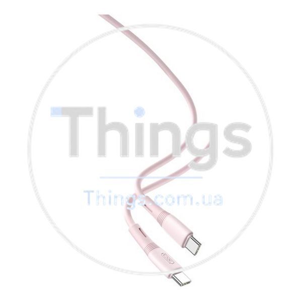 Кабель USB XO NB-Q226B 60W Silicone two-color Type-C to Type-C Од1-00039257 фото
